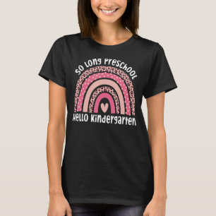 Camiseta Então, Grande Pré-Escolas Olá Jardim Infantil Rain