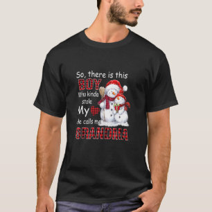 Camiseta Então Há Um Garoto Que Meio Que Roubou Minha Neve 