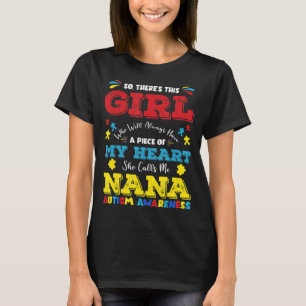Camiseta Então há uma garota que sempre terá uma peça