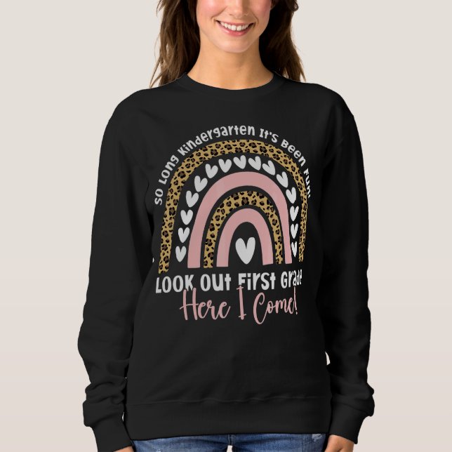 Camiseta Então, Jardim de Infância Longo Aqui Eu Vim 1 Grad (Frente)