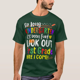 Camiseta Então, Jardim De Infância Longo Olhe Para A Série 
