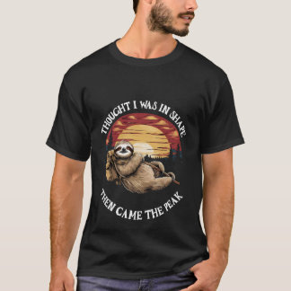 Camiseta Então Veio O Pico De Adirondack A Caminhar
