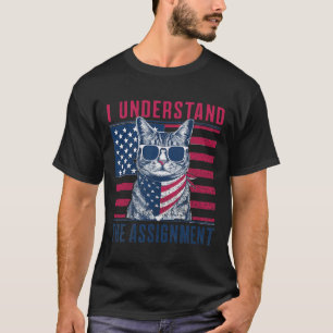 Camiseta Entenda O Gato Sem Fios Ignment Kamala Harris