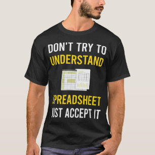 Camiseta Entenda Planilhas Eletrônicas