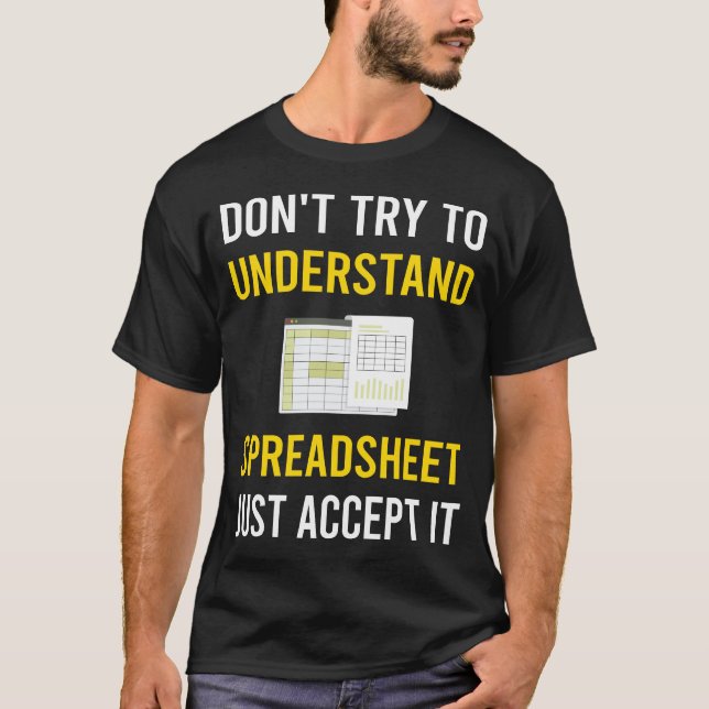 Camiseta Entenda Planilhas Eletrônicas (Frente)