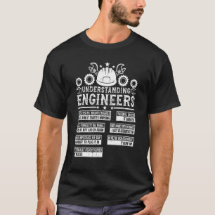 Camiseta Entendendo a diversão mecânica em engenharia sarcá