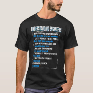 Camiseta Entendendo a diversão mecânica em engenharia sarcá