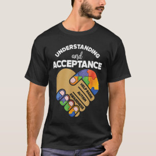 Camiseta Entendendo o Coração de Consciência do Autismo de