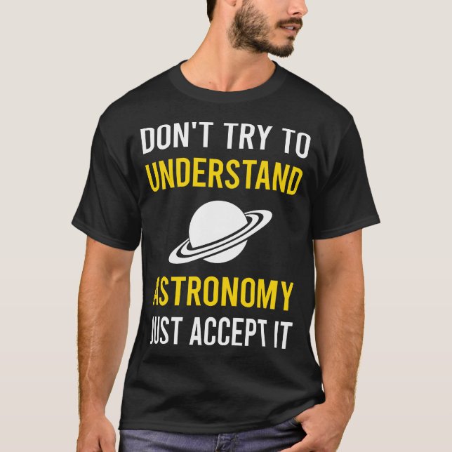 Camiseta Entender Astronomia (Frente)