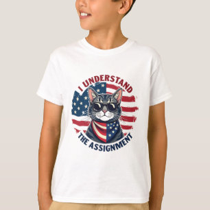 Camiseta Entendo a Atribuição Harris Walz Cat Lady