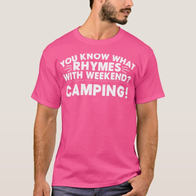 Camiseta Enthu, Piada de acampamento no exterior (Frente)