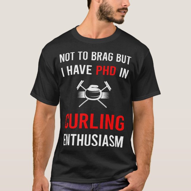 Camiseta Enthusiasm Curling (Frente)