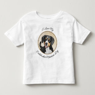 Camiseta Entlebucher Mountain Dog Pintura Original
