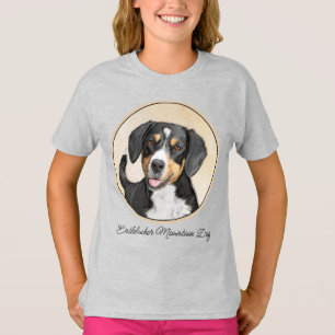 Camiseta Entlebucher Mountain Dog Pintura Original