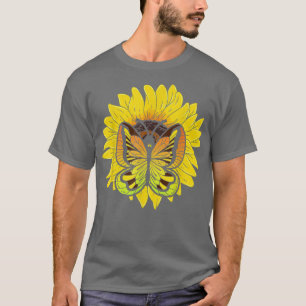 Camiseta Entomologia Animal Lepidóptero De Girassol Insetos