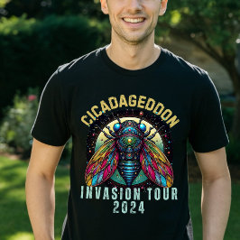 Camiseta Entomologia Cicada Fest 2024 Broods XIX e XIII Cic