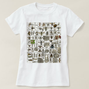 Camiseta Entomologia do vintage