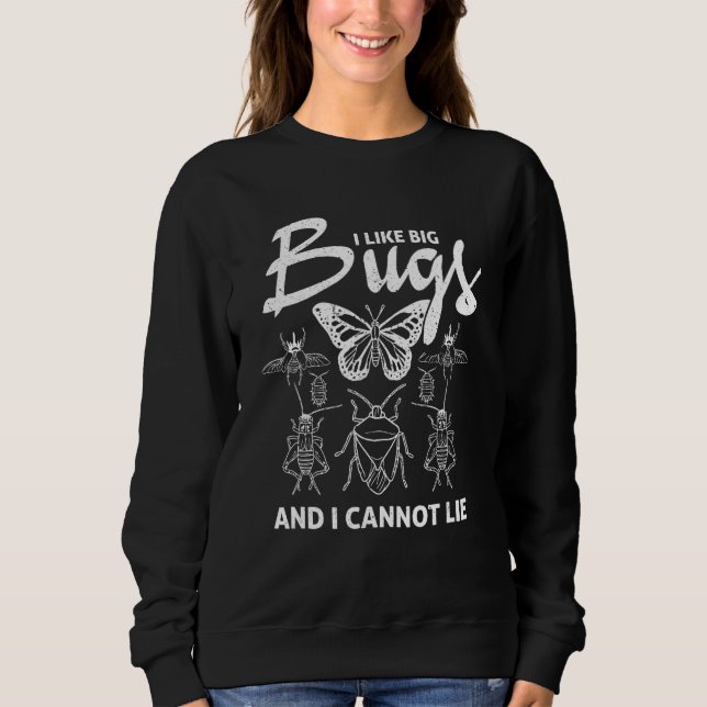 Camiseta Entomologia Gosto De Grandes Insetos E Não Posso M (Frente)