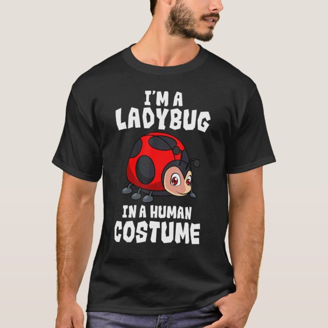 Camiseta Entomologist Ladybug Human Costume Entomology Inse (Frente)
