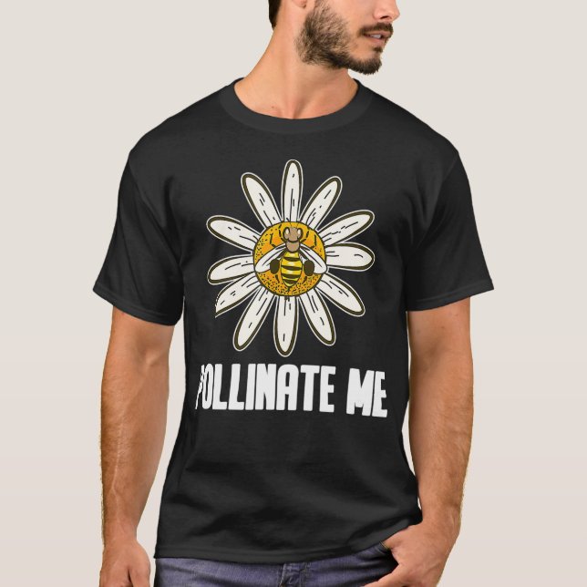 Camiseta Entomologista Entomologia - Abelha de Girassol (Frente)