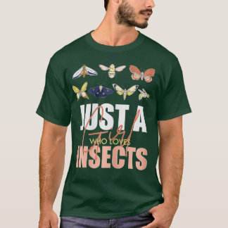 Camiseta Entomologista Entusiasmado Insetos Identificação D