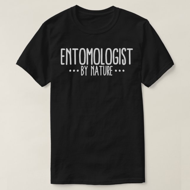 Camiseta Entomologista Por Natureza (Frente do Design)