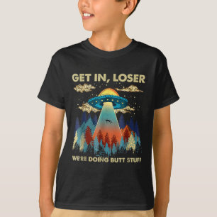 Camiseta Entra Na Alienígena Perdedora Ufo Engraçado Estáva