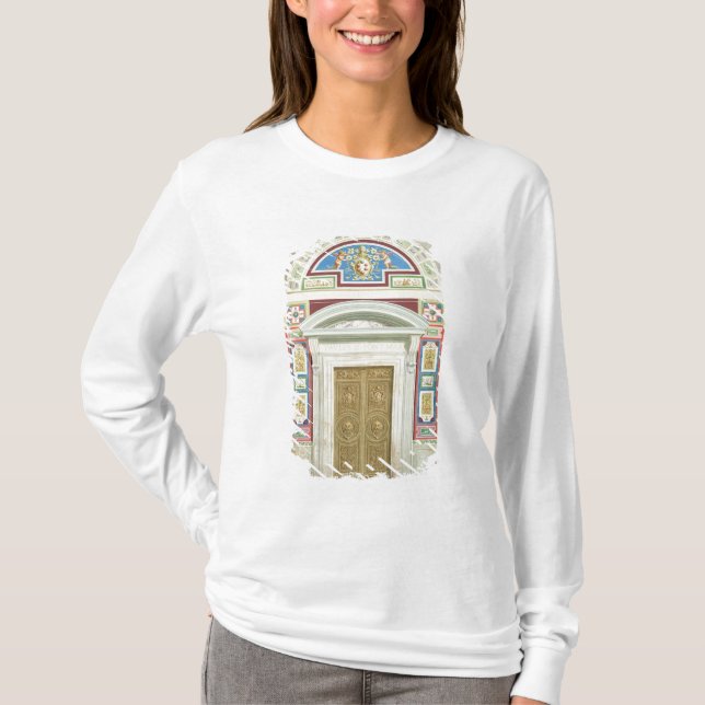 Camiseta Entrada ao Loggia de Raphael no vaticano, de (Frente)