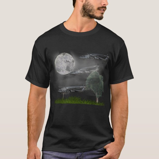 Camiseta Entrada de LZ com cortador de corda rápida (Frente)