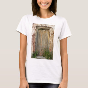 Camiseta Entrada de madeira rústica em México