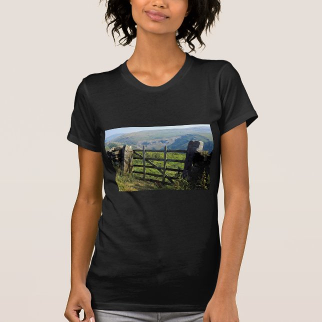 Camiseta Entrada de Wharfe Dale, Yorkshire, Inglaterra (Frente)
