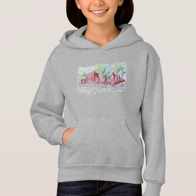 Camiseta Entrada Histórica de Tijolo Vermelho (Frente)