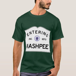 Camiseta Entrando em Mashpee Massachusetts Commonwealth de 