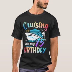 Camiseta Entrando em meu 15º aniversário 15 anos de idade