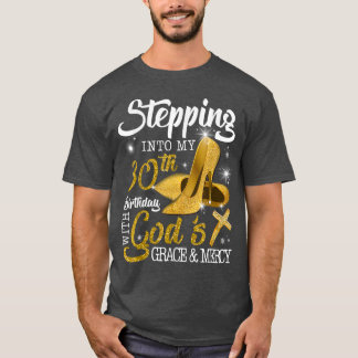 Camiseta Entrando Na Minha aniversário de 30 anos Com A Gra