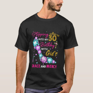 Camiseta Entrando na minha aniversário de 30 anos com a gra