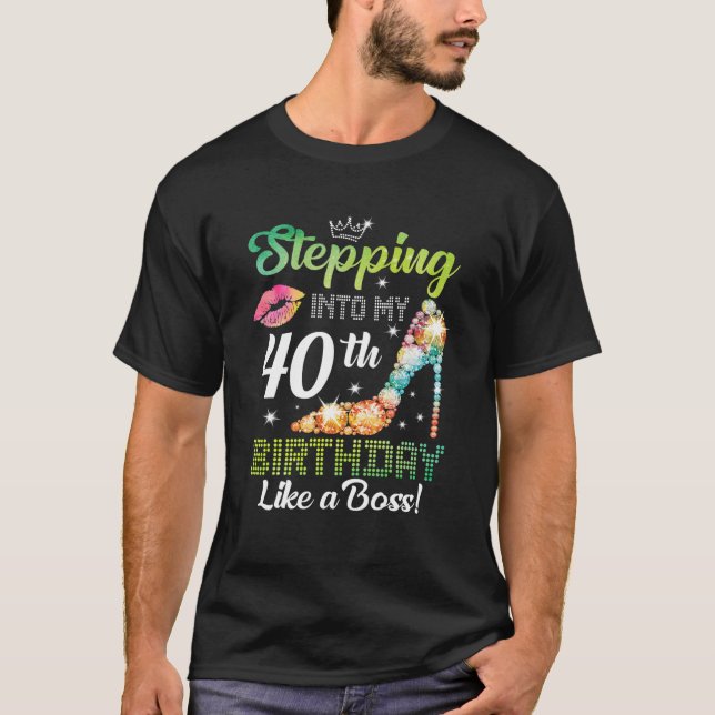Camiseta Entrando Na Minha aniversário de 40 anos Como Um C (Frente)
