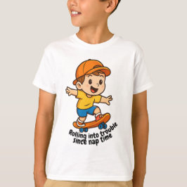 Camiseta Entrando na Traquinagem Desde a Hora da Soneca 