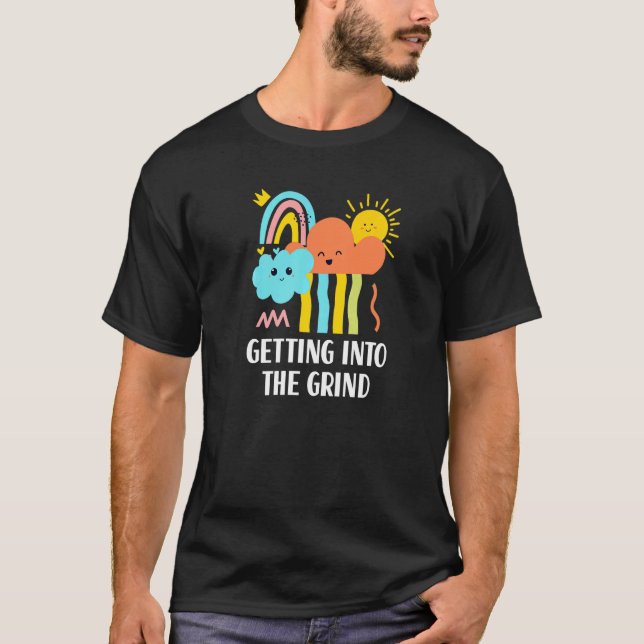 Camiseta Entrando No Grind Positive Quote Inspirationa (Frente)