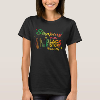 Camiseta Entrando no Mês da História Negra Africana Salto A
