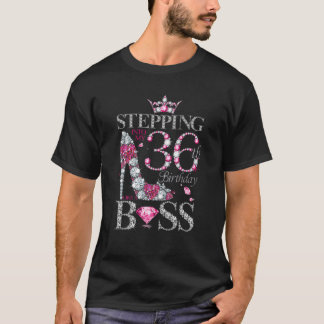 Camiseta Entrando No Meu 36º Aniversário Como Um Chefe Por