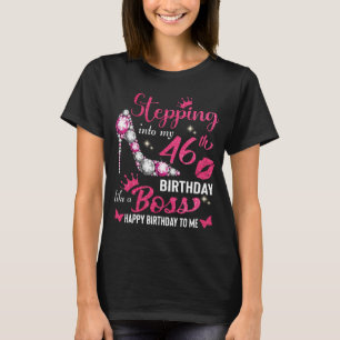 Camiseta Entrando no meu 46º aniversário como chefe