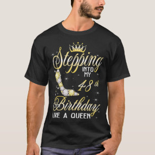 Camiseta Entrando no meu 48º aniversário como um chefe 