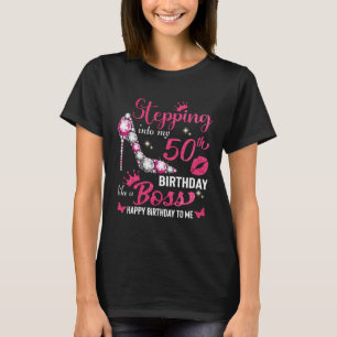 Camiseta Entrando no meu 50º aniversário como um chefe