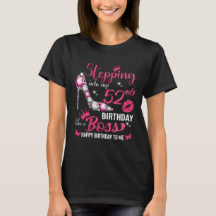 Camiseta Entrando no meu 52º aniversário como um chefe