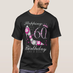 Camiseta Entrando No Meu 60 Aniversário Como Um Chefe 60º B