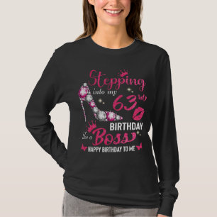Camiseta Entrando no meu 63º aniversário como um chefe