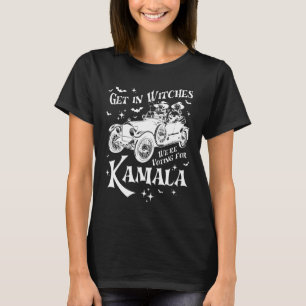 Camiseta Entrar em bruxas que estamos votando no Kamala2