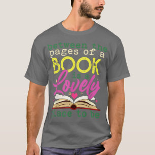 Camiseta Entre As Páginas De Um Livro Lendo Livros Amantes