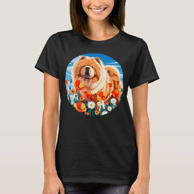 Camiseta ENTRE AS PAPOULAS Chow (Frente)